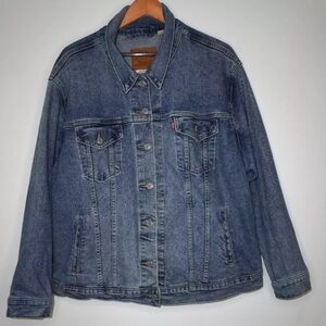 Levis Trucker Denim Women's Jacket Size: 3X